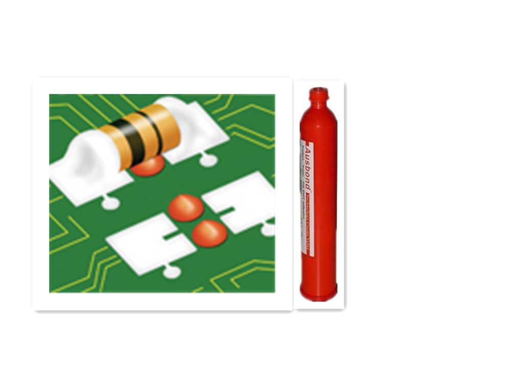 SMD Epoxy red adhesive for PCB